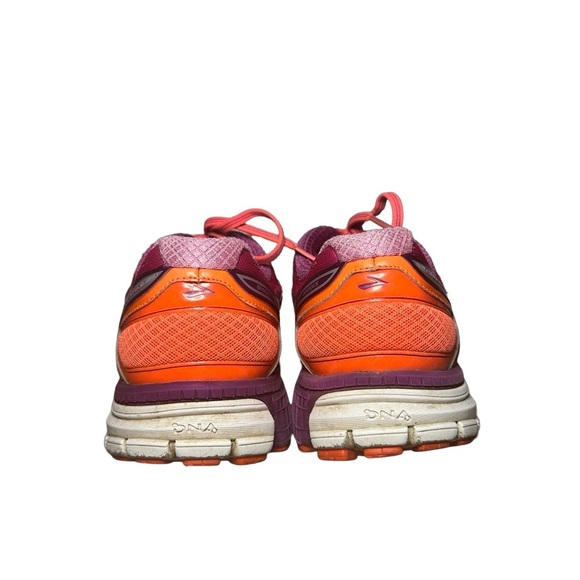 BROOKS Ghost Running Shoe 8th Edition Pink/Purple with Orange Size 11 - Picture 5 of 14